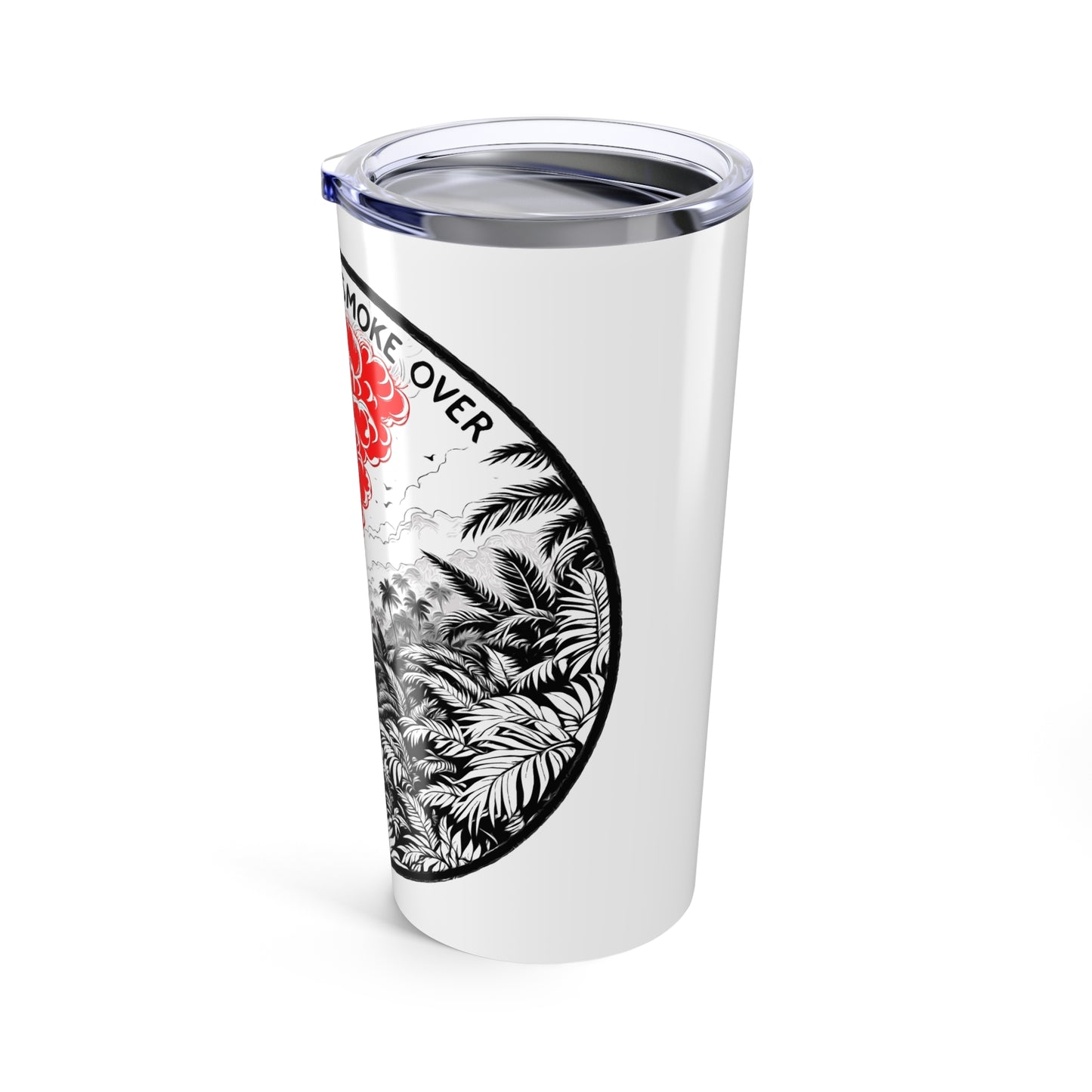 Red Smoke Over Tumbler 20oz